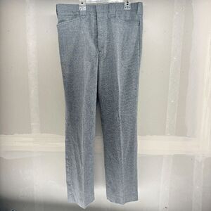 Farah Westernwear Adult Belted Dress Pants 32x29 in Light Gray Vintage Pockets